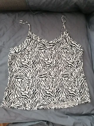 Camiseta Cebra Tirantes