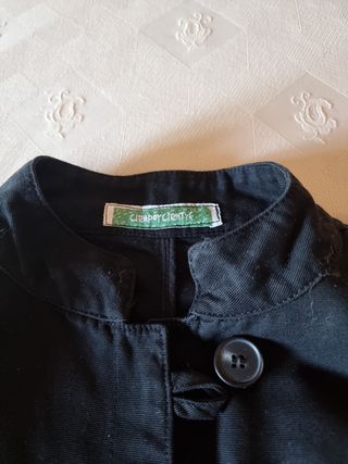 Chaqueta militar negra mujer ZARA