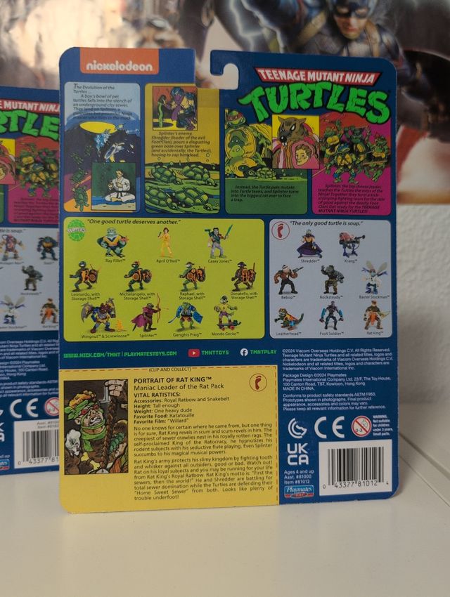 Rat King Tortugas Ninja Mutantes Playmates 2024