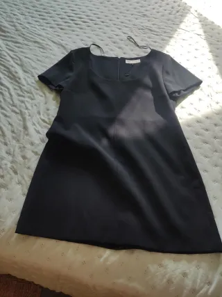 Vestido Negro Zara Talla L