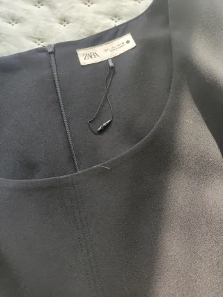 Vestido Negro Zara Talla L