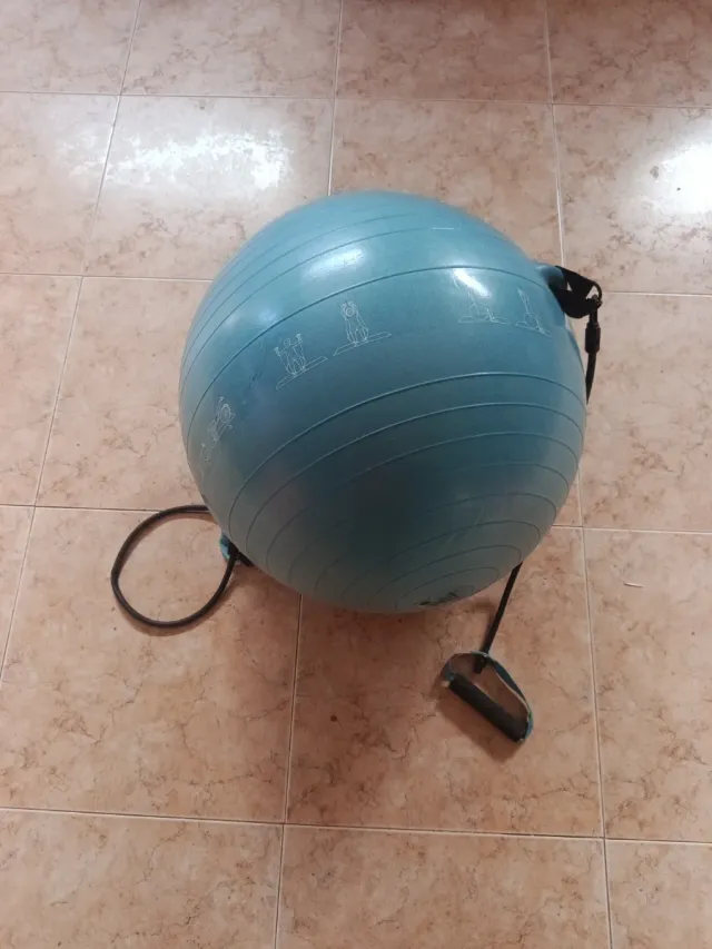 Pelota Pilates Fitball con bandas