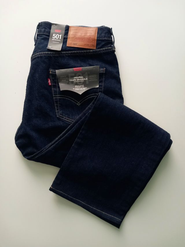 Pantalón Vaquero Levi's 501 Original Azul oscuro
