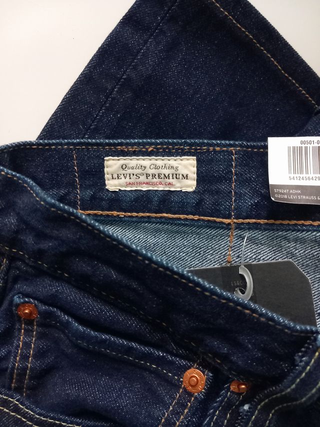 Pantalón Vaquero Levi's 501 Original Azul oscuro