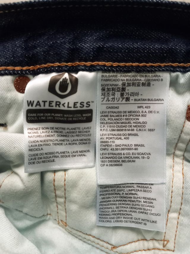 Pantalón Vaquero Levi's 501 Original Azul oscuro