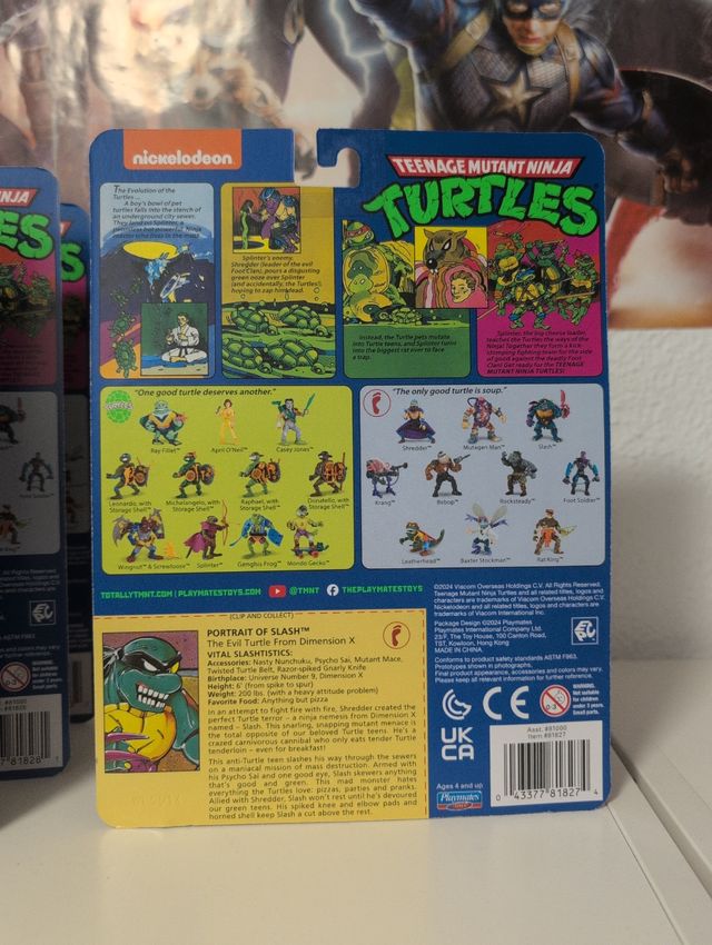 Slash Tortugas Ninja Mutantes Playmates