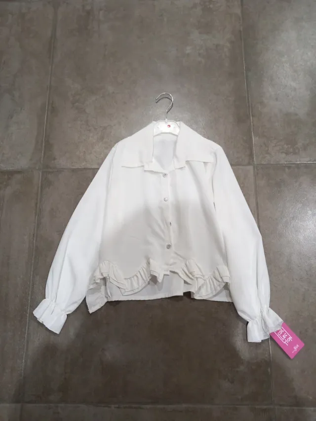 Camicetta bambina bianca 10 anni