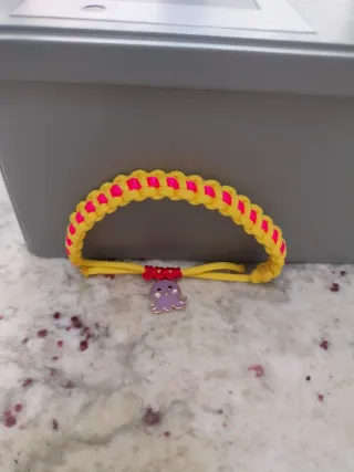 Bracciale per bambini con polpo viola