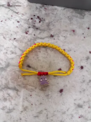 Bracciale per bambini con polpo viola