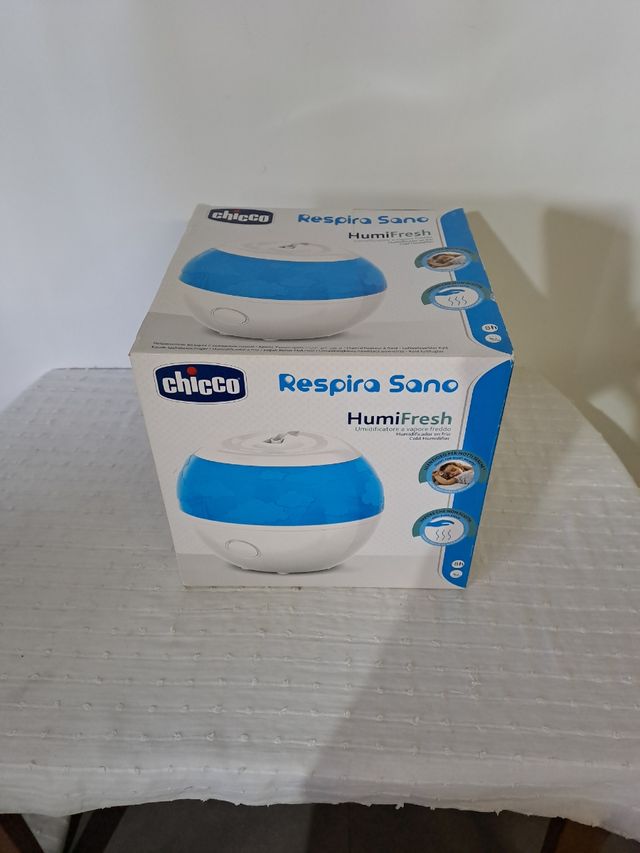 Humidificador Chicco esfera azul y blanco