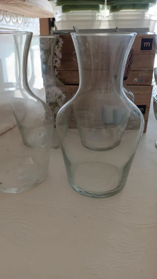 Jarras Agua Cristal 1L
