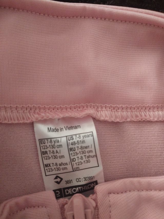 chándal niña 7/8 años