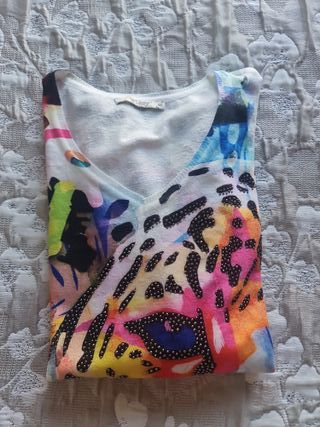 Jersey Turco Tigre con Pedrería
