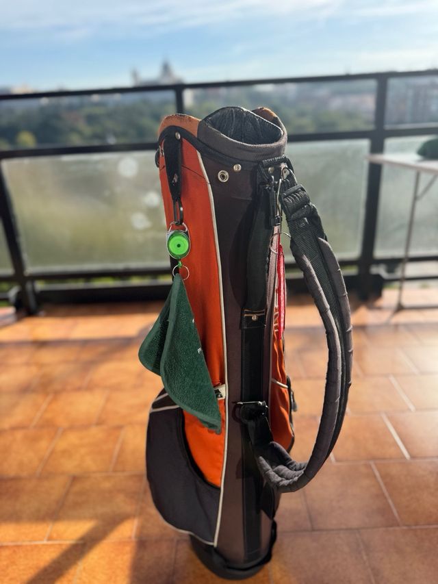Bolsa de Palos de Golf Naranja/Negra (tiene capa)