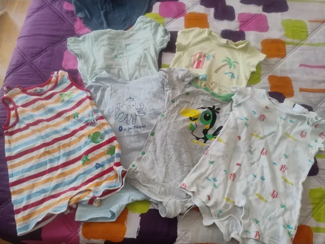 Lote 6 pijamas verano 12-18 meses