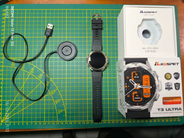 Kospet Tank T3 Ultra Smartwatch Plateado