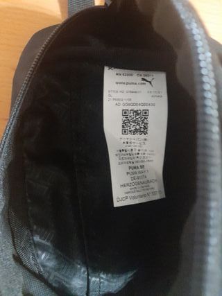 Riñonera Puma Negra Nueva