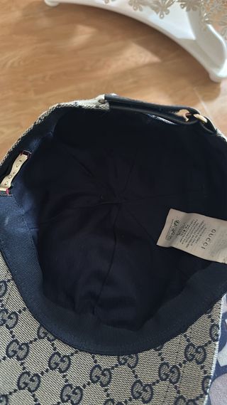 Gorra Gucci Beige y Azul