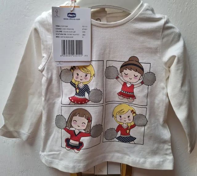 Chicco maglietta manica lunga 6 mesi
