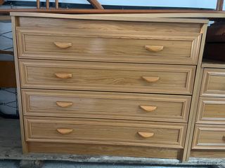 Cassettiera in legno con 4 cassetti