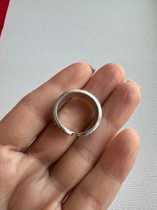 Anillo Plata 950 Artesanal Estilo Griego Ajustable