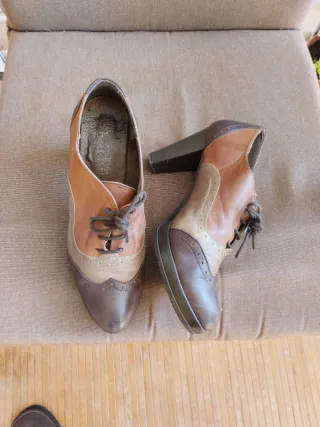Zapatos tipo blucher mujer talla 40