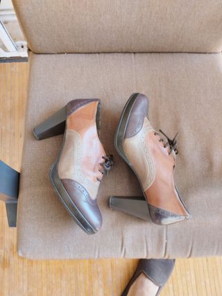 Zapatos tipo blucher mujer talla 40