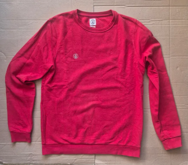 Sudadera Volcom Icon Crew Roja Talla M