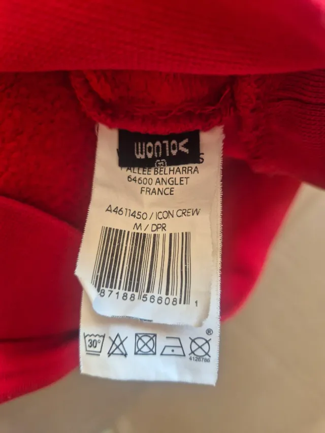 Sudadera Volcom Icon Crew Roja Talla M