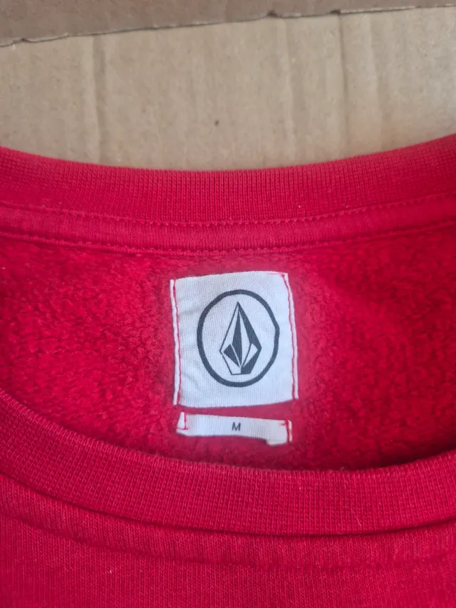 Sudadera Volcom Icon Crew Roja Talla M