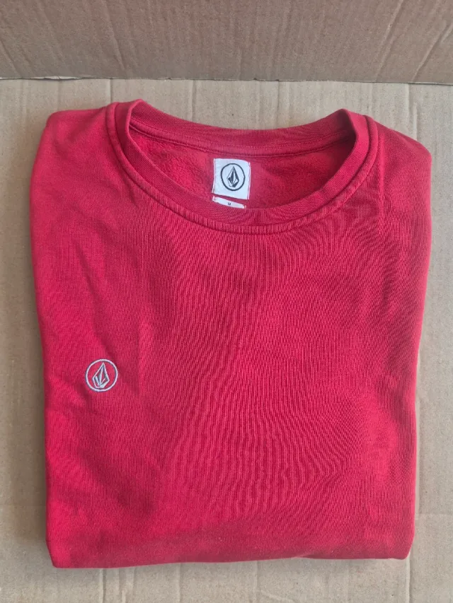 Sudadera Volcom Icon Crew Roja Talla M