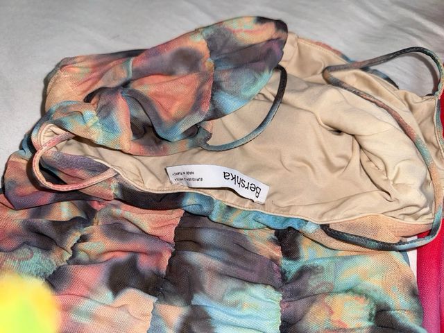 Trío vestidos fiesta mini Bershka