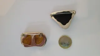 Lote Broches y anillos Plata y Ámbar