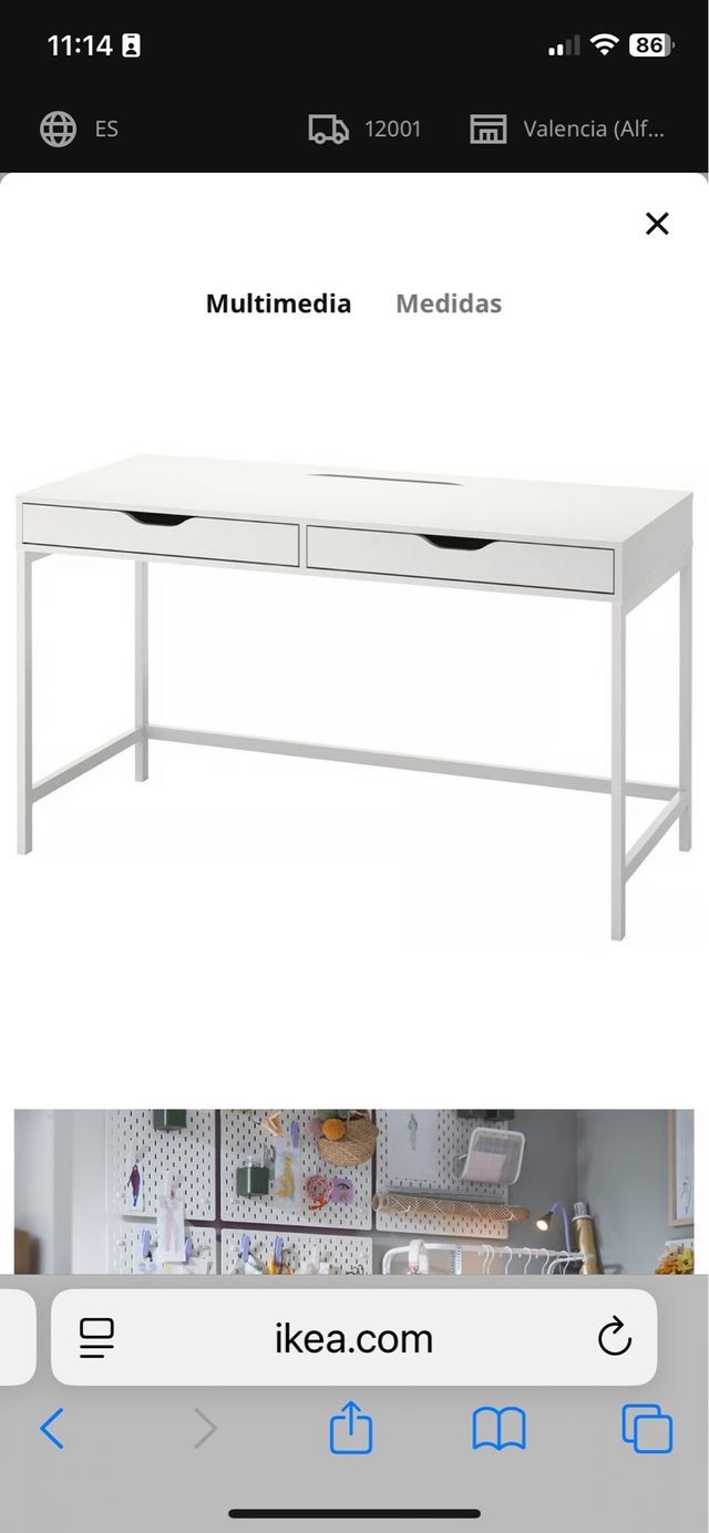 Escritorio Ikea Alex Blanco