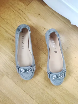 Bailarinas Unisa Gris Talla 37 Nuevas