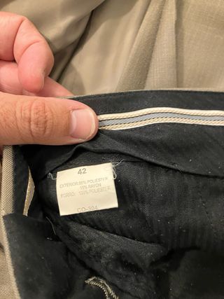 Traje de hombre gris