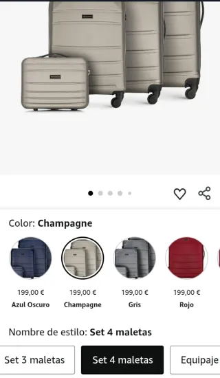 Juego de 4 Maletas de viaje Wittchen 