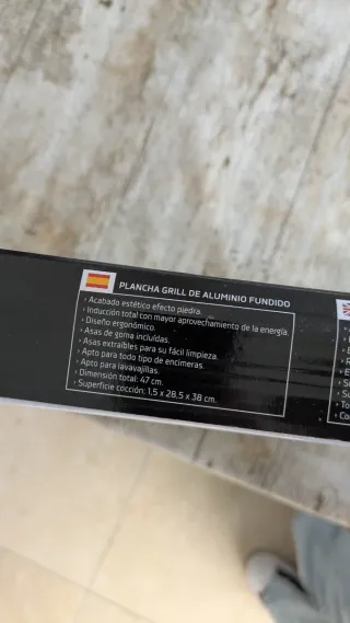 Plancha Grill Orbegozo GDB 4700 Inducción