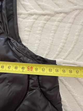 Chaleco acolchado Milano XL negro con capucha