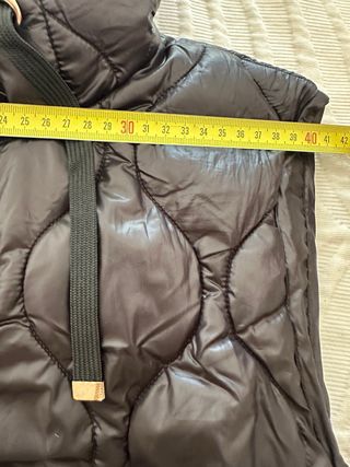 Chaleco acolchado Milano XL negro con capucha