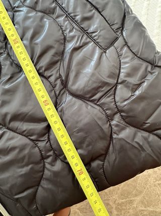 Chaleco acolchado Milano XL negro con capucha