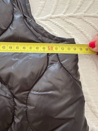 Chaleco acolchado Milano XL negro con capucha