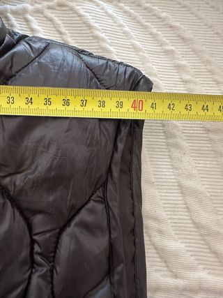 Chaleco acolchado Milano XL negro con capucha
