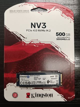 Disco Duro Kingston NV3 PCIe 4.0 NVMe M.2 500GB