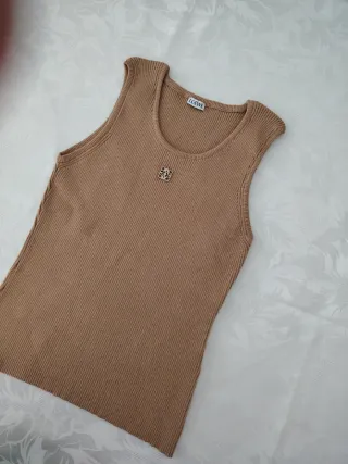 Camiseta Loewe S Marrón Logo