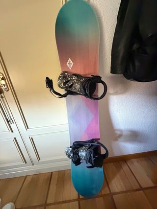 Tabla Snowboard Firefly con Fijaciones Flux