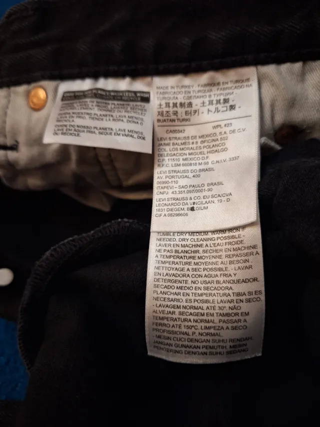 Vaqueros Levi's 501 Jeans W33 L34 SLIM