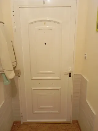 Puerta de aluminio de calle