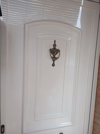 Puerta de aluminio de calle