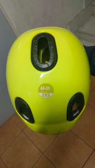Casco Bici BTWIN Bebè Fluo 44-49cm 2XS